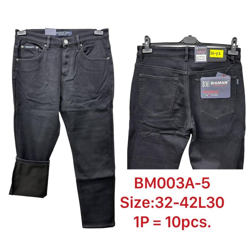 Spodnie jeansy meskie Roz 32-42, 1 Kolor Paczka 10 szt